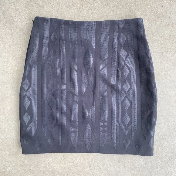 Black Sequin Mini Skirt - Picture 9 of 13